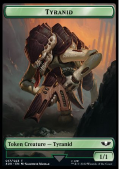 Tyranid // Tyranid Warrior Token : WARHAMMER 40K - Magic the Gathering Single Card