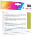 Gamegenic Matte Prime Standard Size Sleeves Lime (100 ct.) - Image 2