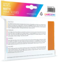 Gamegenic Matte Prime Standard Size Sleeves Orange (100 ct.) - Image 2
