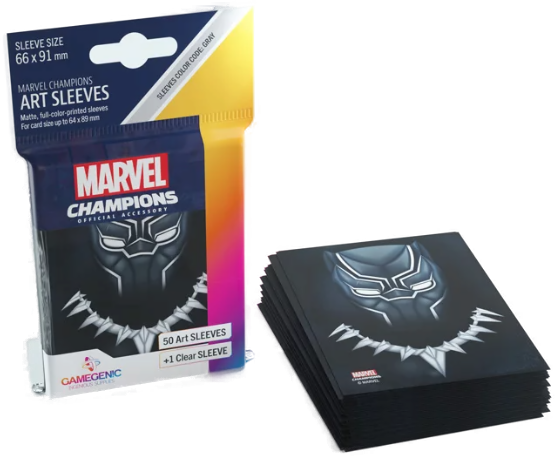 Gamegenic Marvel Champions - Art Sleeves Black Panther (50 Ct.) Gamegenic Marvel Champions - Art Sleeves Black Panther (50 Ct.)
