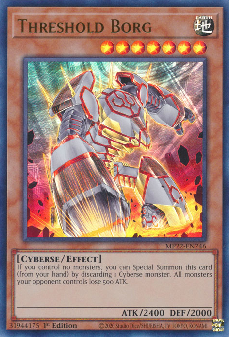 Threshold Borg (Ultra Rare) : MP22-EN246 - Yu-Gi-Oh! Single Card