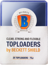 Beckett Shield - Card Sleeves Toploader 75pt (25 Count)