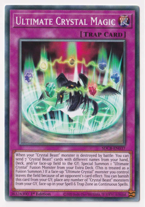Ultimate Crystal Magic (Common) : SDCB-EN037 - Yu-Gi-Oh! Single Card