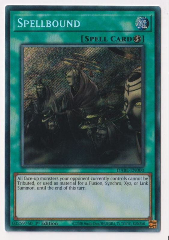 spellbound card yugioh YU-GI-OH! - - Ultra Rare - 1st Edition - Collectible With shimmering crimson Spellbound - Yugipedia