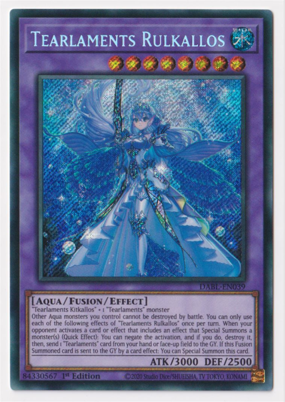 Tearlaments Rulkallos (Secret Rare) : DABL-EN039 - Yu-Gi-Oh! Single Card