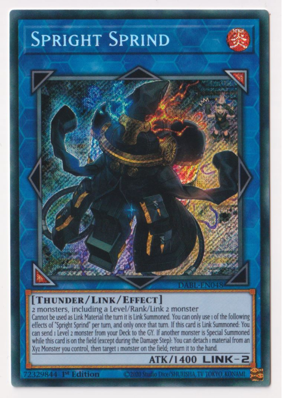 Spright Sprind (Secret Rare) : DABL-EN048 - Yu-Gi-Oh! Single Card