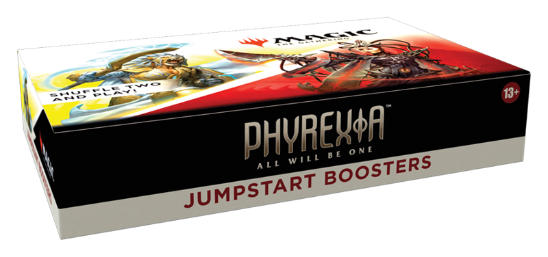 Magic the Gathering: Phyrexia: All Will Be One - Jumpstart Booster Box (18 Packs) Magic the Gathering: Phyrexia: All Will Be One - Jumpstart Booster Box (18 Packs)