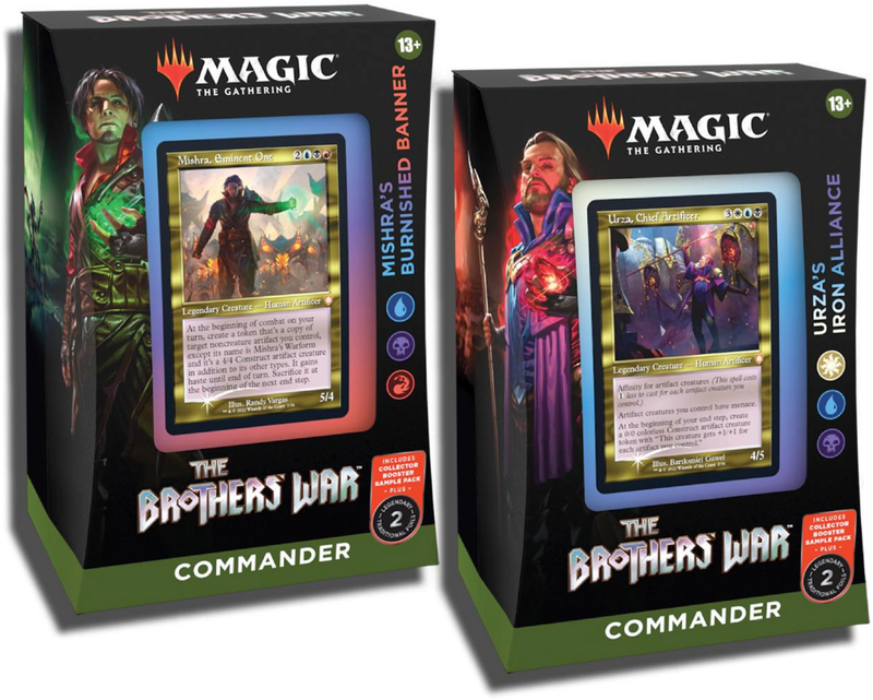 Magic the Gathering: The Brothers' War - Commander Deck Set of Two Magic the Gathering: The Brothers' War - Commander Deck Set of Two