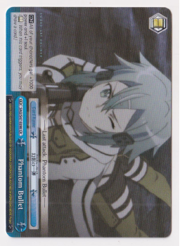 Phantom Bullet : SAO/S47-E098 SWORD ART ONLINE RE:EDIT - Weiss/Schwarz Single Card