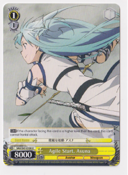 Agile Start, Asuna : SAO/S47-E104 SWORD ART ONLINE RE:EDIT - Weiss/Schwarz Single Card