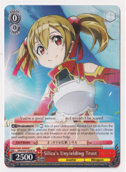 Silica's Unyielding Trust : SAO/S47-E058 SWORD ART ONLINE RE:EDIT - Weiss/Schwarz Single Card