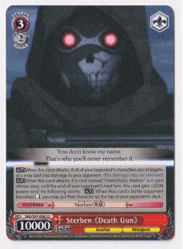 Sterben Death Gun : SAO/S47-E062 SWORD ART ONLINE RE:EDIT - Weiss/Schwarz Single Card
