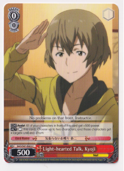 Light-hearted Talk, Kyoji : SAO/S47-E063 SWORD ART ONLINE RE:EDIT - Weiss/Schwarz Single Card