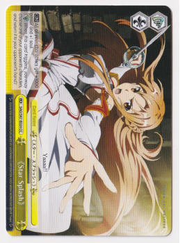 Star Splash : SAO/S47-E024 SWORD ART ONLINE RE:EDIT - Weiss/Schwarz Single Card