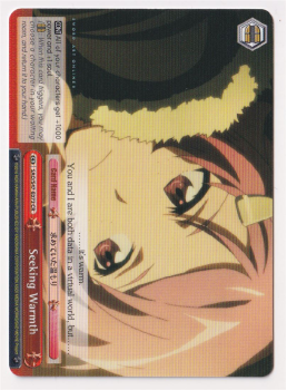 Seeking Warmth : SAO/S47-E073 SWORD ART ONLINE RE:EDIT - Weiss/Schwarz Single Card
