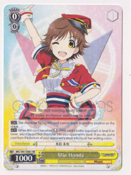 Mio Honda single card from Weiss/Schwarz