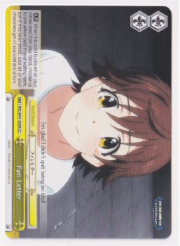Fan Letter single card from Weiss/Schwarz