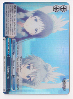 Memories (SR) single card from Weiss/Schwarz