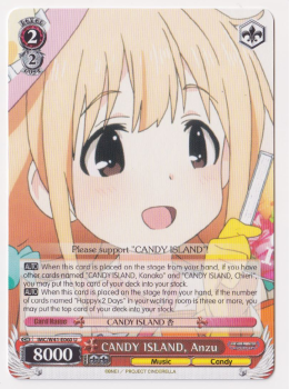 CANDY ISLAND, Anzu single card from Weiss/Schwarz