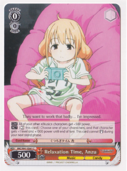 Relaxation Time, Anzu single card from Weiss/Schwarz
