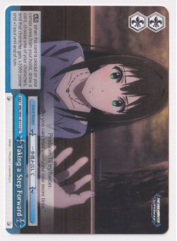 Taking a Step Forward single card from Weiss/Schwarz