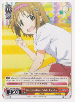 Marshmallow Catch, Kanako single card from Weiss/Schwarz