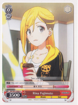 Rina Fujimoto single card from Weiss/Schwarz