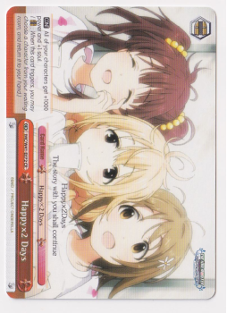 HappyÃ2 Days single card from Weiss/Schwarz