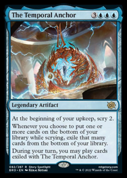 The Temporal Anchor : 082/287 THE BROTHER'S WAR - Magic the Gathering Single Card