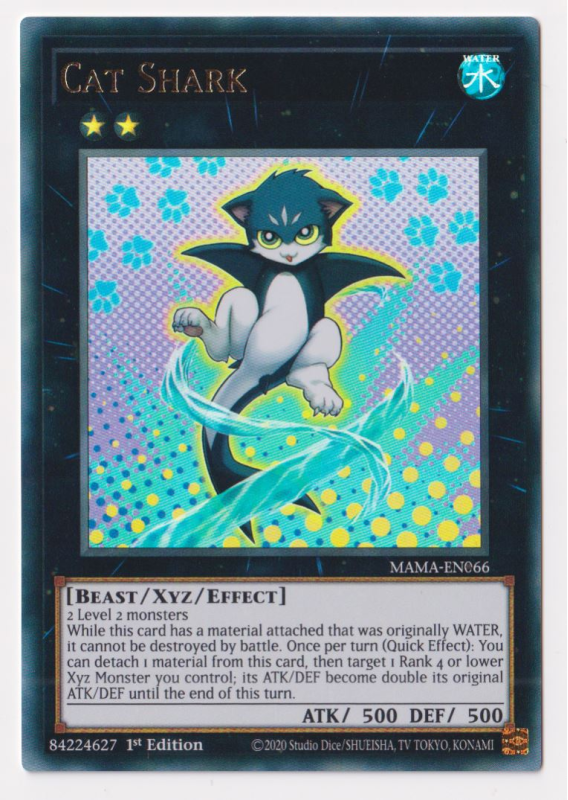 Cat Shark (Ultra Rare) : MAMA-EN066 - Yu-Gi-Oh! Single Card Cat Shark (Ultra Rare) : MAMA-EN066 - Yu-Gi-Oh! Single Card