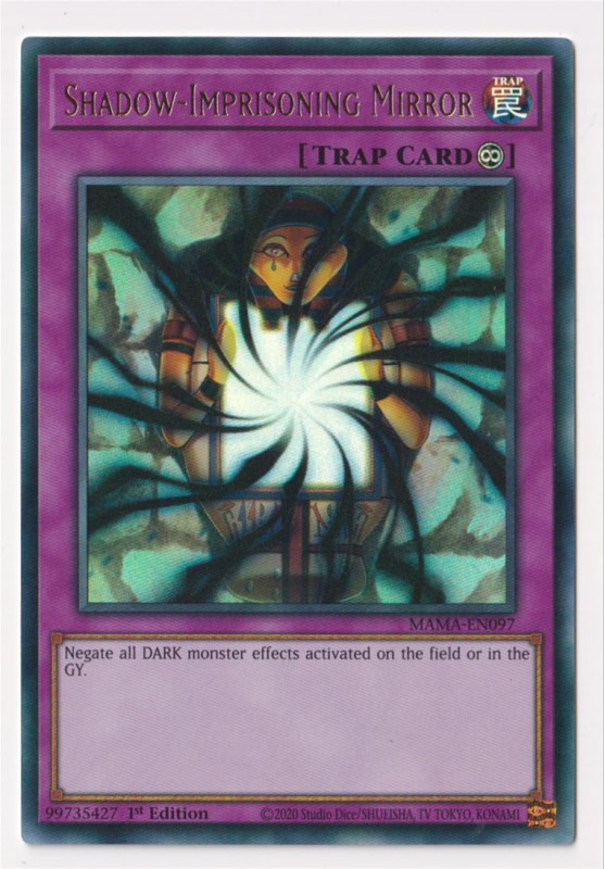 Shadow-Imprisoning Mirror (Ultra Rare) : MAMA-EN097 - Yu-Gi-Oh! Single Card Shadow-Imprisoning Mirror (Ultra Rare) : MAMA-EN097 - Yu-Gi-Oh! Single Card