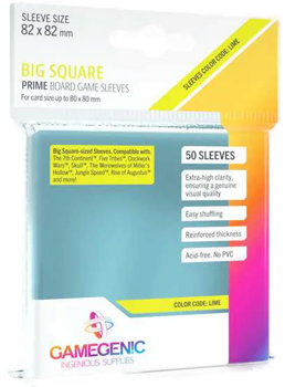 Gamegenic Prime Big Square - Sized Sleeves 82 x 82 mm (50 ct.)
