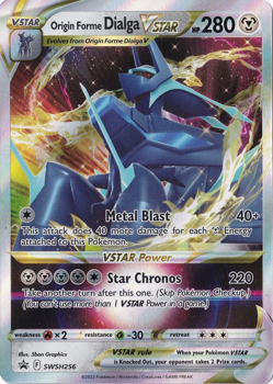 Origin Forme Dialga VSTAR SWSH256 (JUMBO) - Pokemon Single Promotional Card