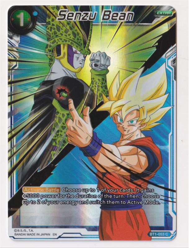 Senzu Bean (Gold Stamped) : MB01-002 - DragonBall Super Card Game ...