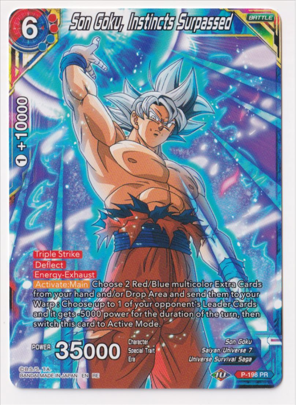 Son Goku, Instincts Surpassed (Mythic Booster Reprint) : MB01-045 - DragonBall Super Card Game Single Card Son Goku, Instincts Surpassed (Mythic Booster Reprint) : MB01-045 - DragonBall Super Card Game Single Card
