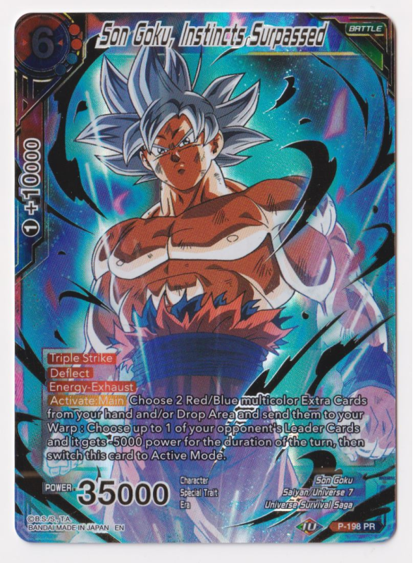 Son Goku, Instincts Surpassed (Gold Stamped) : MB01-046 - DragonBall Super Card Game Single Card Son Goku, Instincts Surpassed (Gold Stamped) : MB01-046 - DragonBall Super Card Game Single Card