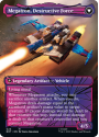 Megatron, Tyrant // Megatron, Destructive Force (SHATTERED GLASS) : 026 UNIVERSES BEYOND TRANSFORMERS - Magic the Gathering Single Card - Image 2