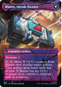 Blaster, Combat DJ // Blaster, Morale Booster (SHATTERED GLASS) (FOIL) : 022 UNIVERSES BEYOND TRANSFORMERS - Magic the Gathering Single Card - Image 2