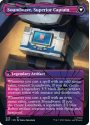 Soundwave, Sonic Spy // Soundwave, Superior Captain (SHATTERED GLASS) (FOIL) : 028 UNIVERSES BEYOND TRANSFORMERS - Magic the Gathering Single Card - Image 2