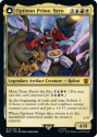 Optimus Prime, Hero // Optimus Prime, Autobot Leader (FOIL) : 013/015 UNIVERSES BEYOND TRANSFORMERS - Magic the Gathering Single Card