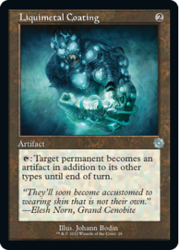 Liquimetal Coating single card from Magic the Gathering