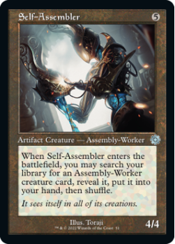 Self-Assembler (FOIL) single card from Magic the Gathering