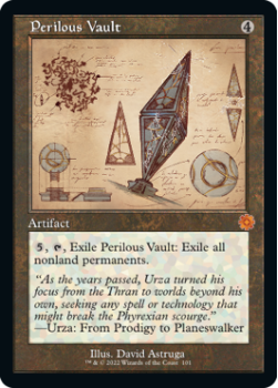 Perilous Vault (SCHEMATICS) (FOIL) single card from Magic the Gathering