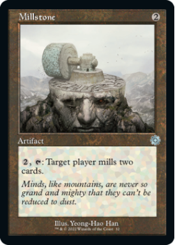 Millstone single card from Magic the Gathering