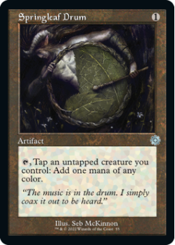 Springleaf Drum single card from Magic the Gathering