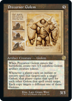 Precursor Golem (SCHEMATICS) single card from Magic the Gathering