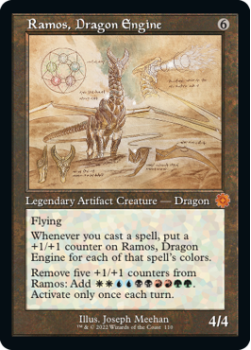 Ramos, Dragon Engine (SCHEMATICS) (FOIL) single card from Magic the Gathering