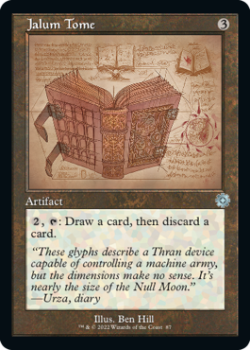 Jalum Tome (SCHEMATICS) (FOIL) single card from Magic the Gathering
