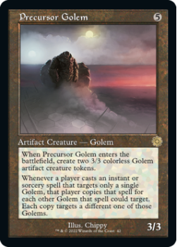 Precursor Golem (FOIL) single card from Magic the Gathering
