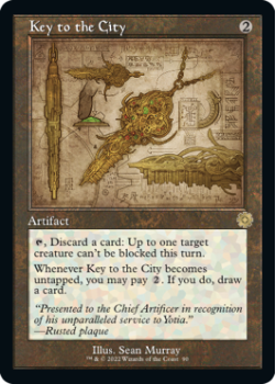 Key to the City (SCHEMATICS) (FOIL) single card from Magic the Gathering